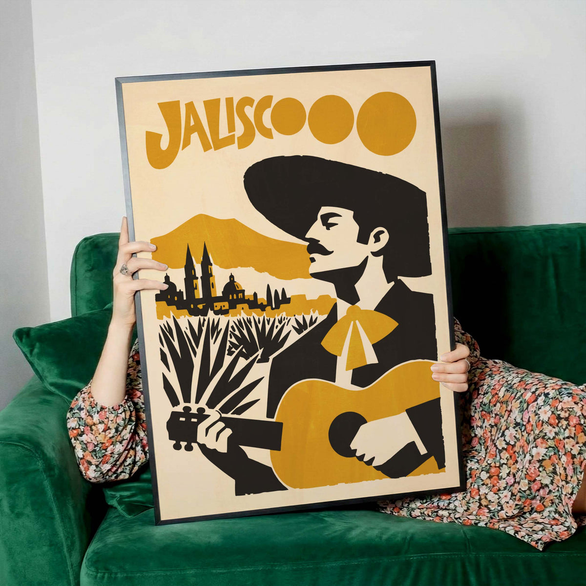 Jalisco Mexican Guitarist Wall Art