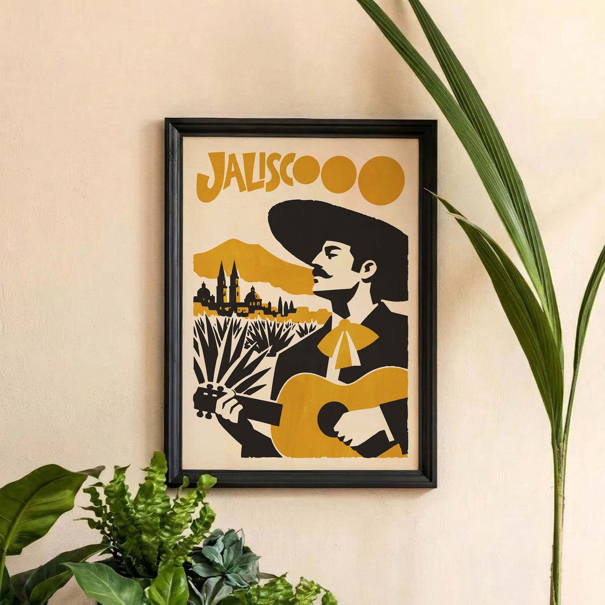 Jalisco Mexican Guitarist Wall Art