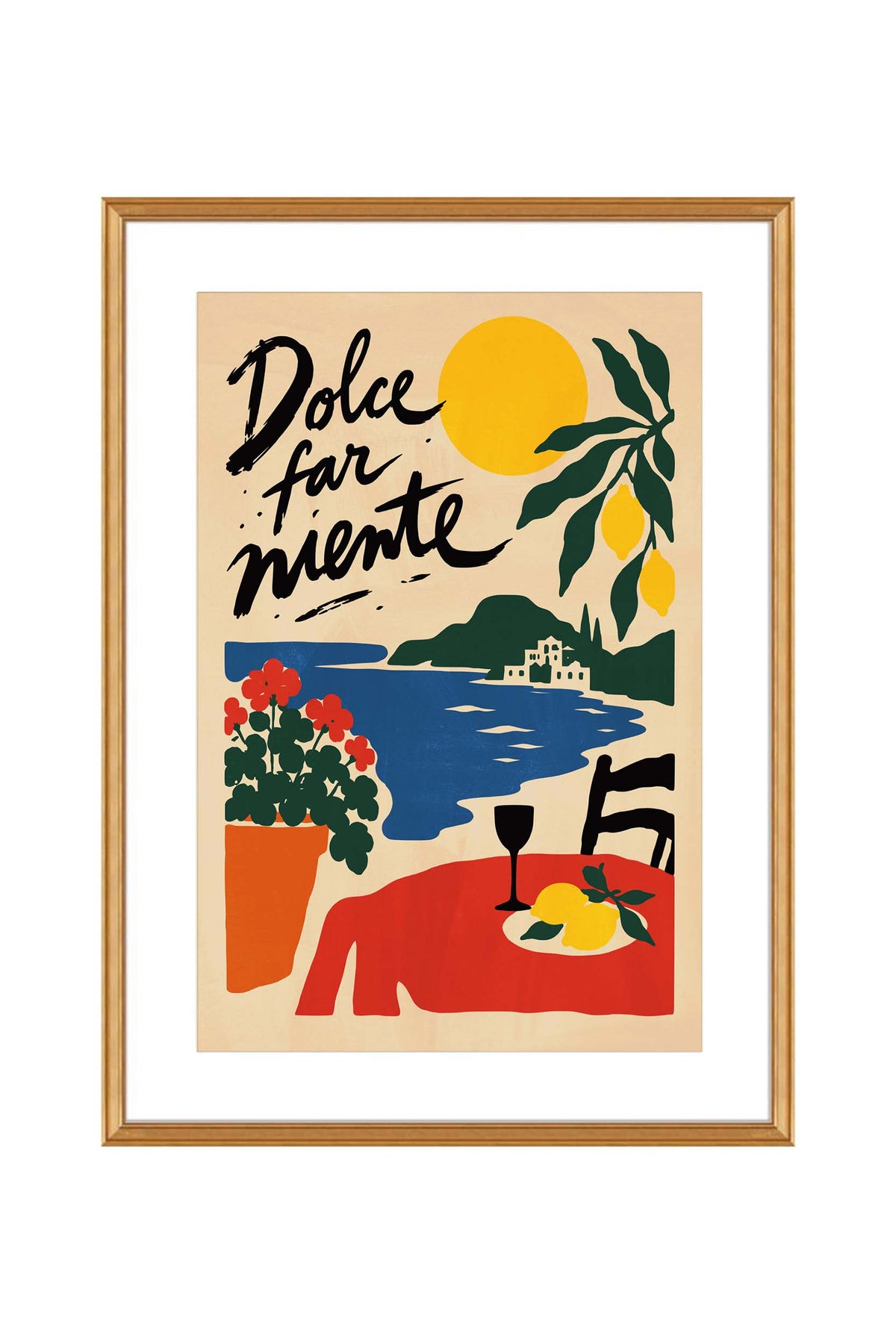 Amalfi Coast Italy Travel Wall Art Print