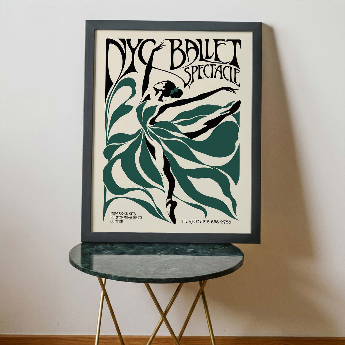 NYC Ballet Dancer Wall Art Print