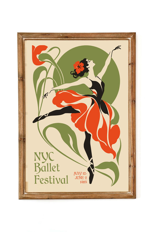 NYC Ballet Poster Print