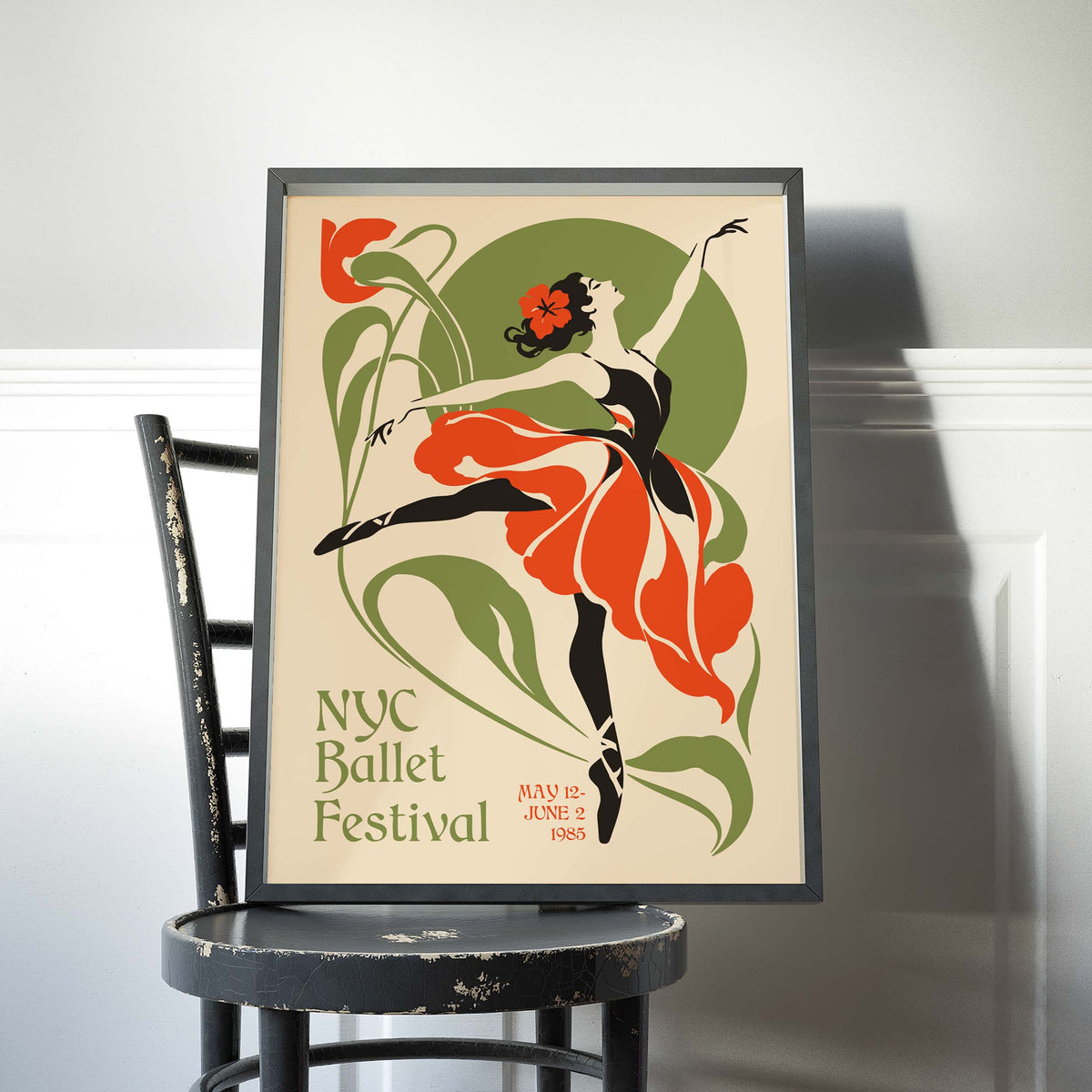 NYC Ballet Poster Print