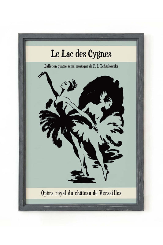 Swan Lake Ballet Poster Print
