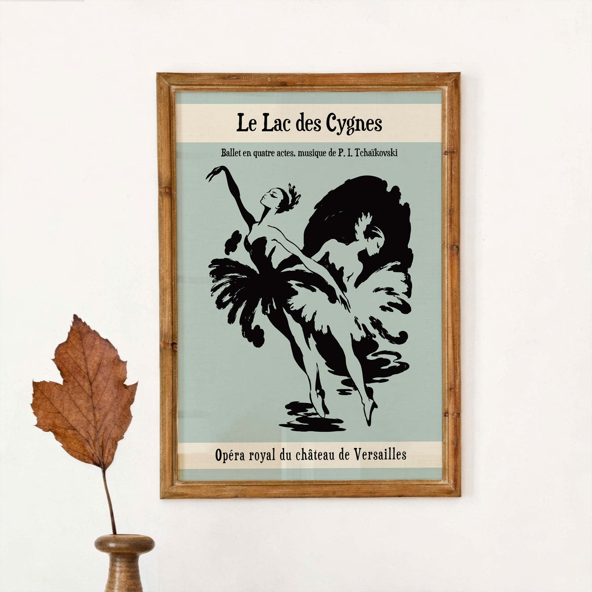 Swan Lake Ballet Poster Print