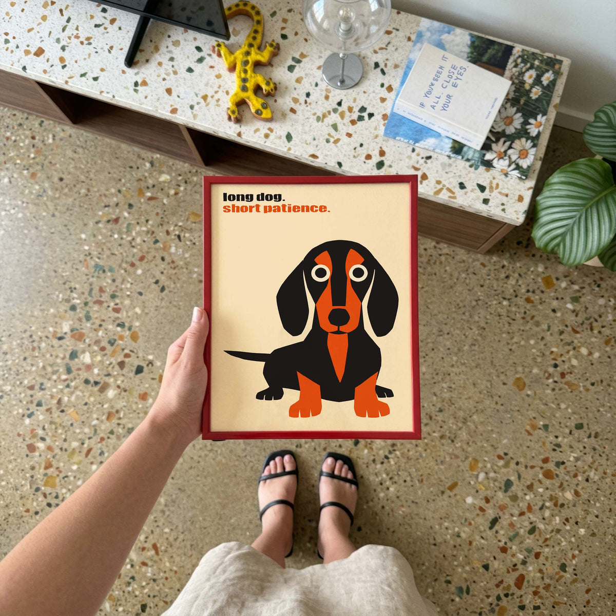 Dachshund Dog Poster Print