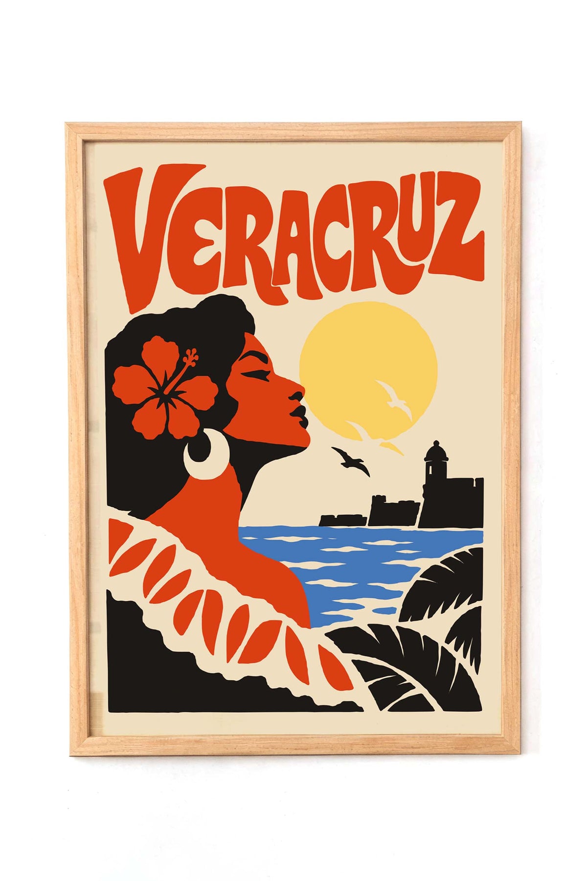Veracruz Mexico Travel Wall Art Print